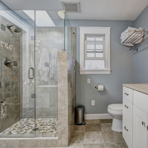 Where should the bathroom hardware be installed? (2)