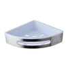 C107 SUS304 Stainless Steel Single-layer Corner Bathroom Shelf