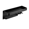 Wall Mounted Bathroom Shelf with Towel Bar Aluminum kitchen and bathroom shelf Holder